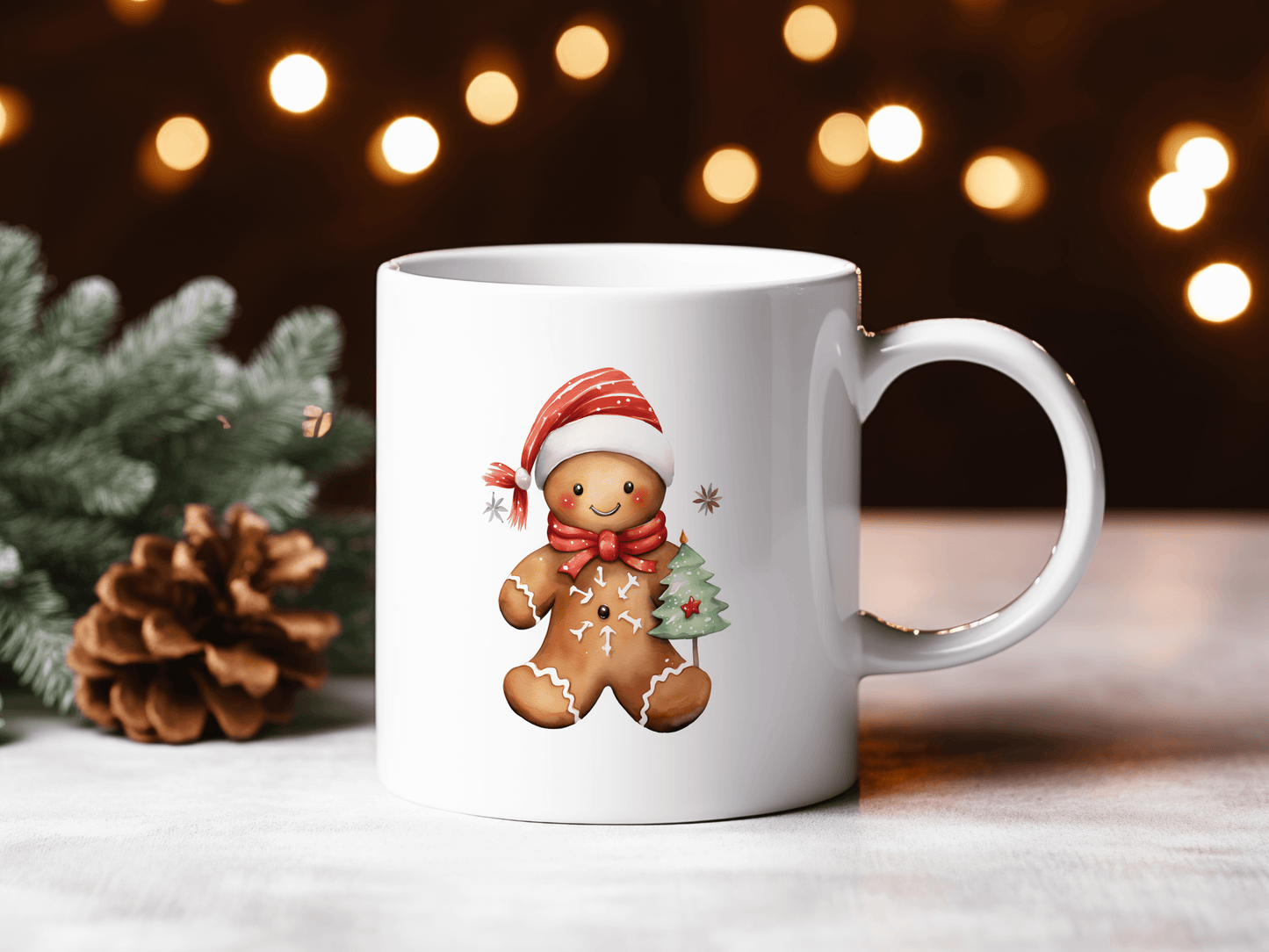 Cute Gingerbread Man Mug