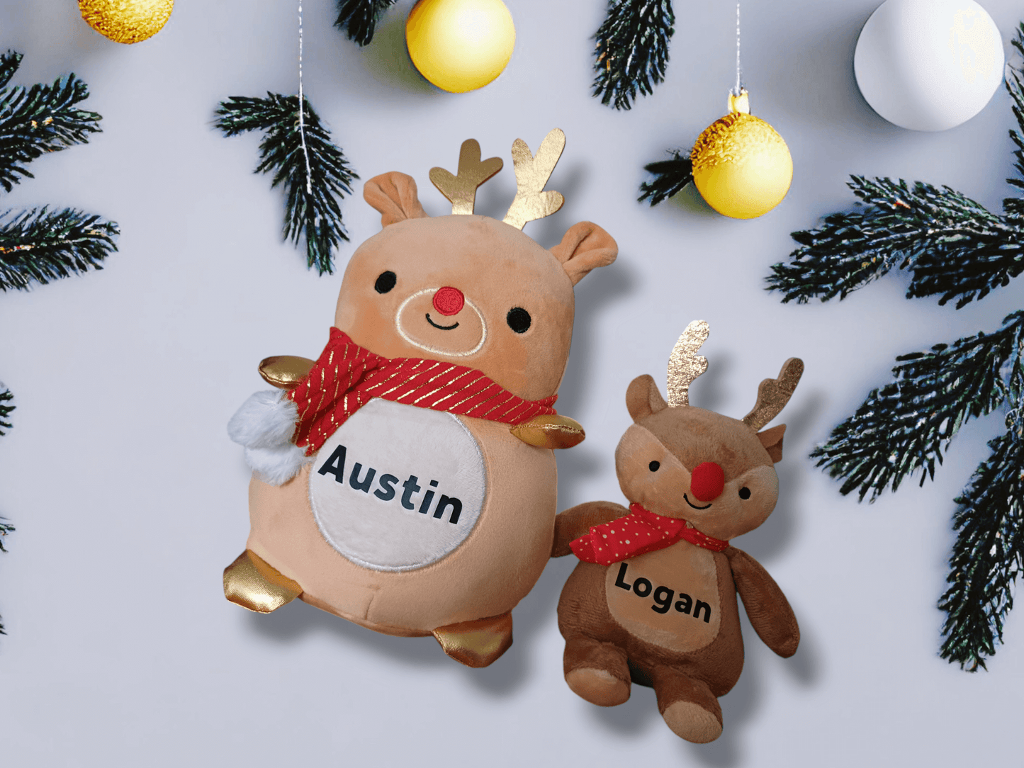 Personalized Reindeer Plush Toy