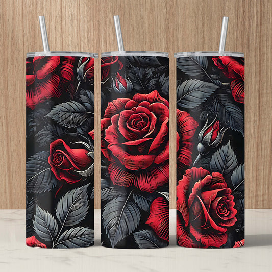 Red and Black Roses