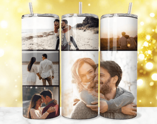 590ml/20oz tumbler custom made with photos