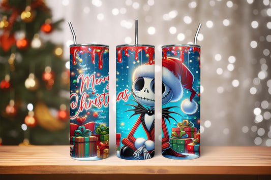 Christmas Skeleton Tumbler