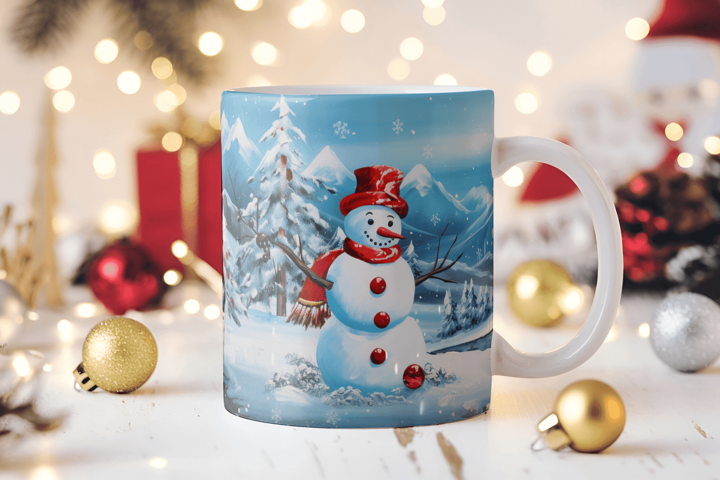 Snow Man Mug