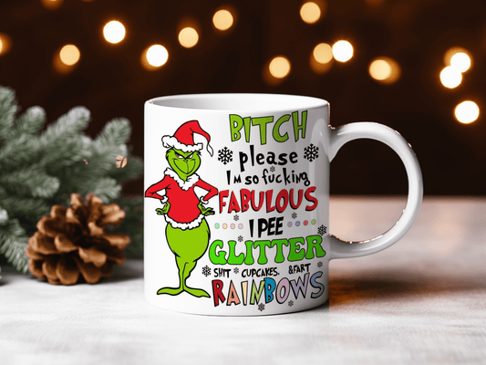 B**** Please Christmas Mug